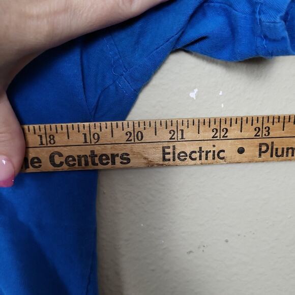 Beverly Hills Polo Club Mens Blue Short Sleeve V Neck Basic T Shirt Size Medium‎ - Picture 6 of 6